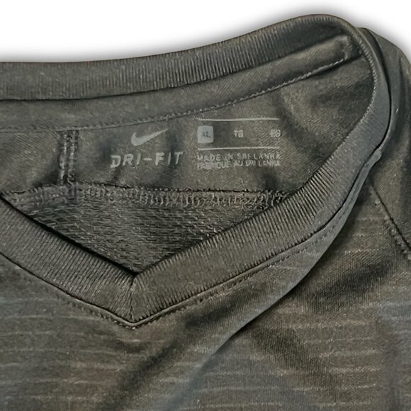 Nike Dri-FIT Surf Long Sleeve Black Soccer Jersey XL - Picture 5 of 5